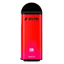 Vaper Descartável Life Pod Eco 2 Cartridge 10000 Puffs 5% Nicotina - Watermelon Bubblegum (Cartucho)