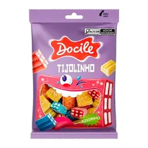 Bala de Gelatina Docile Tijolo Ácido 80G