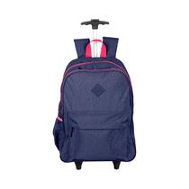 Mochila Con Ruedas Sestini Rolling Crinkle 075796-25 Azul Neon