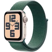 Apple Watch Serie Se 2 40MM MXEH3LL/A - Starlght/Green Sport Loop (Caixa Feia)