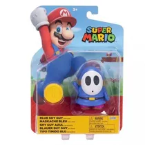 Jakks Super Mario 4 Blue SHY Guy 42169