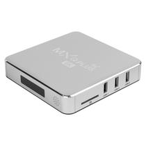 TV Box MXQ Plus - Iptv - 64/256GB - 8K - 5G - Android 11.0 - Prata - F.T.A