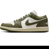 Calzado Nike Air Jordan 1 Low Verde Femenino