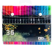 Marcador Brush Pens Dual Art Marker - MZ368528 (36 Cores)