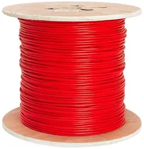 Cabo Blindado para Alarme Sensalert SNS-CFP-SH16/2TR Vermelho