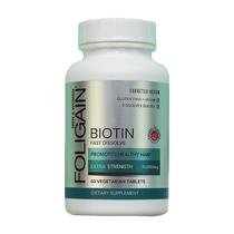 Suplemento Foligain Biotin Hair Booster 10.000MCG / 60 Tablets