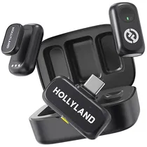 Microfone Sem Fio para Smartphone Hollyland Lark A1 com USB-C - Space Gray