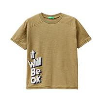 Camiseta Infantil Benetton 3Z7QC101E 0J5