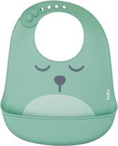 Babador de Silicone com Pega Migalhas Buba 12094 (Verde)