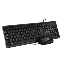 Teclado Unnotekno + Mouse Klass KB6721BK Espanhol - Preto