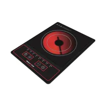 Cocina Eléctrica Infrarroja Mega Star ER68 1 Hornalla 220V Negro