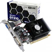 Placa de Vídeo 1GB GT210 Goline