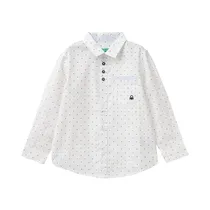 Camisa Infantil Benetton 5TFBGQ01Q 63F