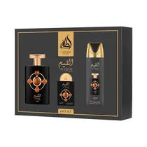 Kit Lattafa Pride Al Qiam Gold Edp 100ML + Deo 200ML + 20ML
