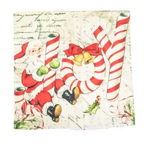 Capa de Almofada de Natal 43X43CM com Estampa de Estrela Dourada