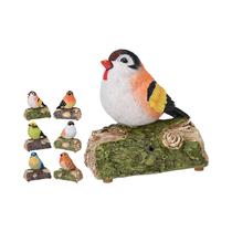 Figura Decorativa de Pajaro KPM 034794 Con Sonido 13 CM Surtido