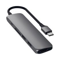 Hub Satechi ST-SCMA2M 6 En 1 USB-C Gris Espacial