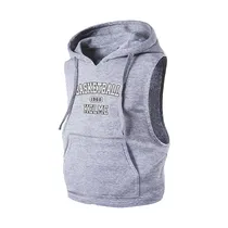 Training Vest With Hood (Adults) Light Gray M Kelme