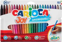 Marcador Carioca Joy Super Washable - 40532 (24 Cores)