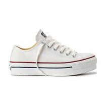 Tenis Converse Feminino Chuck Taylor Plataforma Ox Branco 557146C