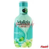 Sabonete Liquido Malizia Bath Foam Muschio Bianco 1L