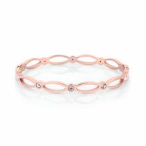 Pulseira Feminina Daniel Klein DKB.7.2055-3 de Aco Inoxidavel - Rosa Ouro