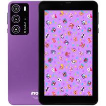 Tablet Atouch Apad Dual Sim 256GB/8GB Ram de 7.0" 2MP/0.3MP - Roxo