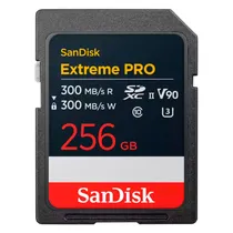 Memoria SD U3 256GB 300MBS Sandisk Extreme Pro SDSDXDM-256G-GN4IN
