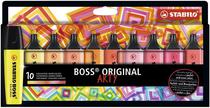 Marcador Stabilo Boss Original Arty 70 10-1-20 (10 Cores)