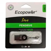 Pen Drive 64GB Ecopower Love Metal Black