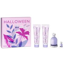 Kit Perfume Feminino Halloween Edt 100 ML + Perfume 4.5 ML + Locao Corporal + Gel de Banho