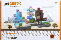 Cubos Magnéticos de Construção Magnetic Chuang Huang - CH1356 (125 Pçs)