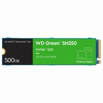 SSD Western Digital M.2 500GB SN350 Green Nvme - WDS500G2G0C