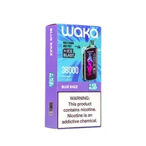 Vape Descartável Waka Blast 36000 Puffs 5% Nicotina - Bluerazz