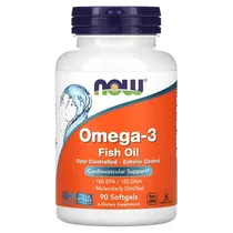 Now Omega 3 Odor Controlled 180 Cápsulas