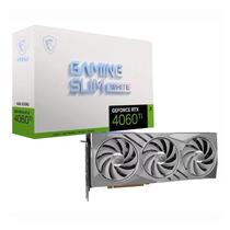 Placa de Video MSI Nvidia Geforce RTX 4060 Ti 16GB Gaming X Slim White Edition