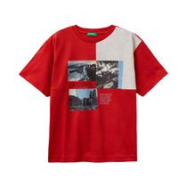 Camiseta Infantil Benetton 3I1XC10HN 0Q5