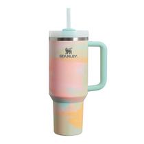 Copo Termico Stanley The Flowstate Quencher H2.0 Tumbler 10824-775 - 1.18L - com Canudo - Warm Serene Brushstrokes