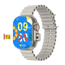 Relogio Inteligente Smartwatch BW10 Pro 4G Lte Mywatch+ / 49MM / Sim Card / Wifi / Bluetooth 5.0 / Camera 2MP / Chamada de Video - Audio / Whatsapp - Cinza