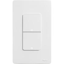 Interruptor de Luz Inteligente Moes WS-B-US2 Wifi + RF 2 Botoes - Branco