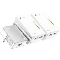 Extensor de Sinal Wifi TP-Link Poweline TL-WPA4220TKIT AV600 - 3 Unidades