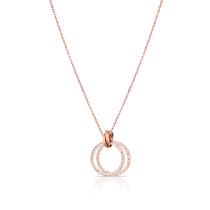 Colar Feminino Freelook FRJ.3.6001-4 de Aco Inoxidavel - Rosa Ouro