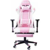 Cadeira de Escritório Gamer Quanta Emperor QTGC20 - Branco/Rosa