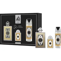 Kit Perfume Lattafa King Of Arabia Edp - Masculino 3 Peças