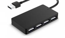 Hub USB 4 Portas Sate Preto A-HUB13 USB 2.0