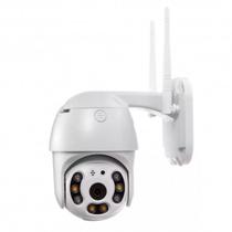 Camera de Seguranca Smart Wifi Jortan JT-8271XM / IP66 / 3.6MM / Microfone / Alarma / Deteccao Humana / Visao Noturna / App Icsee - Branco