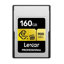 Cartão de Memoria Cfexpress Tipo A Lexar Professional Gold 900-800 MB/s 160 GB (LCAGOLD160G-Rneng)