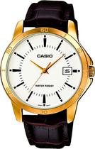 Relogio Casio Analogico MTP-V004GL-7AUDF - Marrom/Dourado