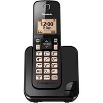 Telefone Sem Fio Panasonic KX-TGC350LAB - 1 Base - 110V - Preto