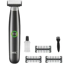 Aparador de Pelos HTC GT-288 Recarregável - Preto/Cinza